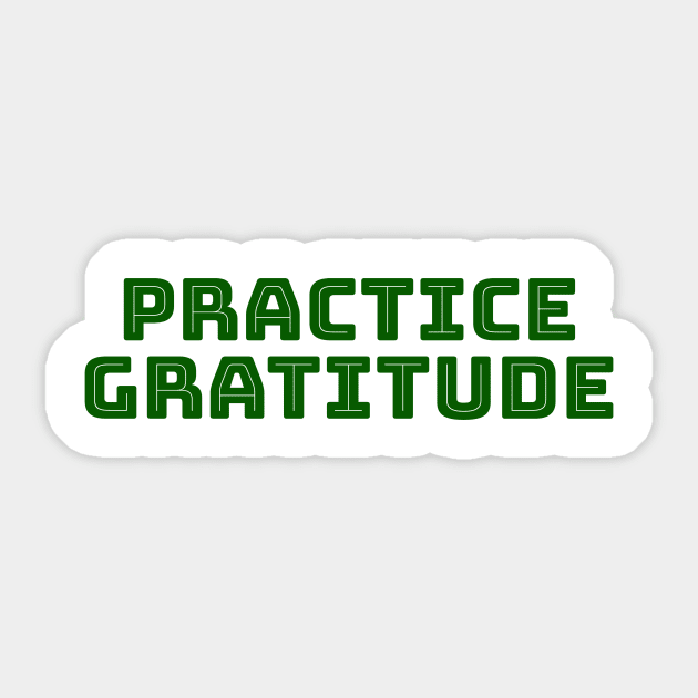 Practice Gratitude Sticker by Fath